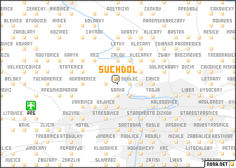 map of Suchdol