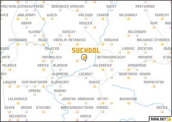 map of Suchdol