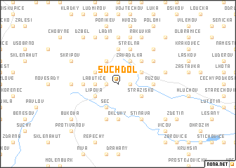 map of Suchdol