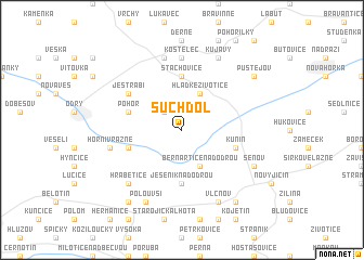 map of Suchdol