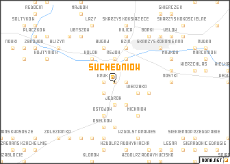 map of Suchedniów