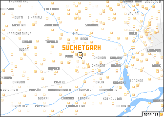 map of Suchetgarh
