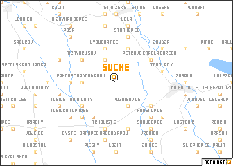 map of Suché