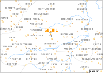 map of Súchil