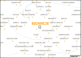 map of Suchinicze