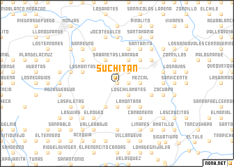 map of Suchitán