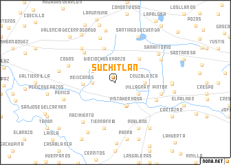 map of Suchitlán