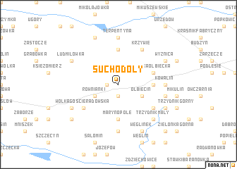 map of Suchodoły