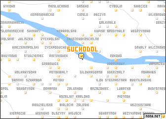 map of Suchodół