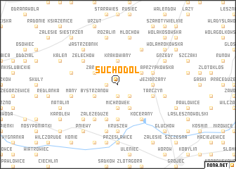 map of Suchodół
