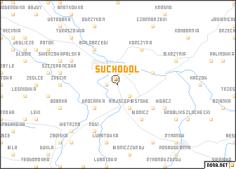 map of Suchodół