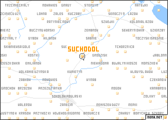 map of Suchodół