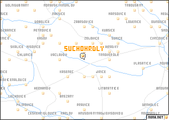 map of Suchohrdly