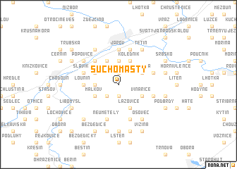 map of Suchomasty