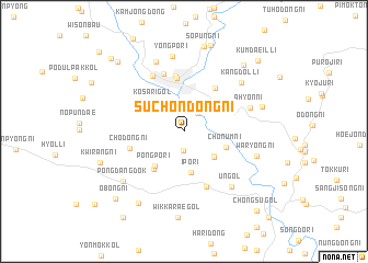 map of Suchŏndong-ni