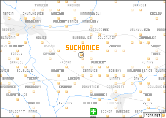 map of Suchonice