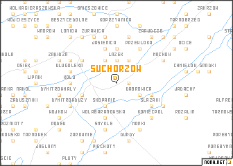 map of Suchorzów