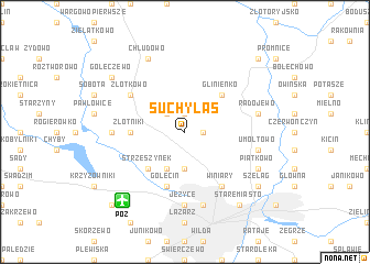 map of Suchy Las