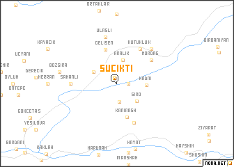 map of Suçıktı