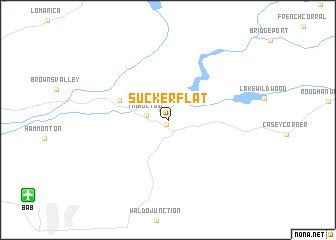 map of Sucker Flat