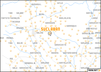 map of Suclaban
