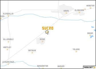 map of Sucro