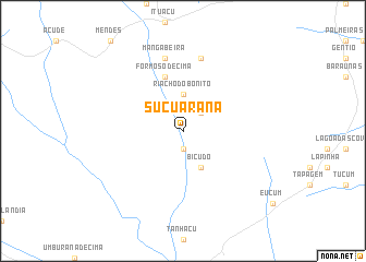 map of Suçuarana