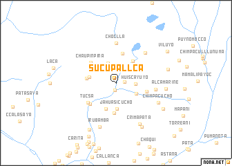 map of Sucu Pallca