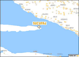 map of Sućuraj