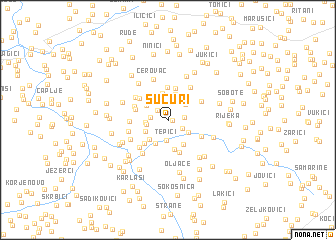 map of Šućuri