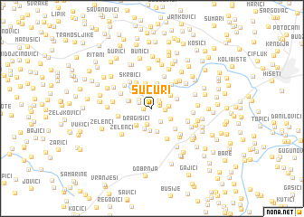 map of Šućuri