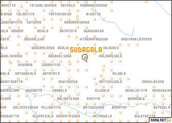 map of Sudagala