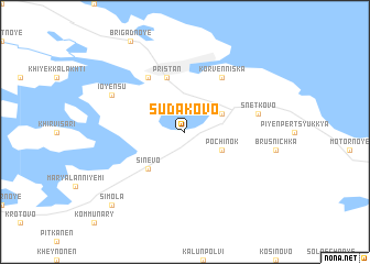 map of Sudakovo