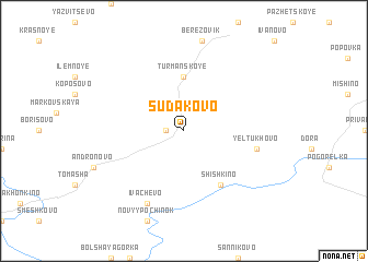 map of Sudakovo