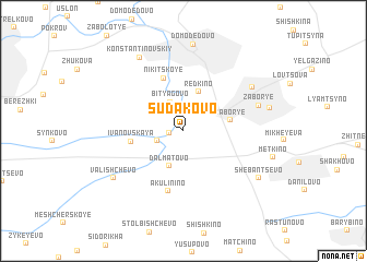 map of Sudakovo