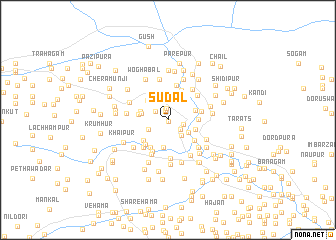 map of Sudal