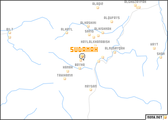 map of Şudāmah