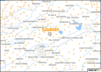 map of Sudāmān