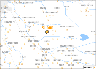 map of Sūdān