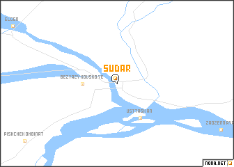 map of Sudar
