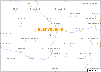 map of Sudayeviche