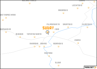 map of Suday