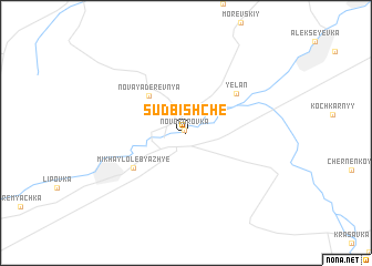 map of Sudbishche