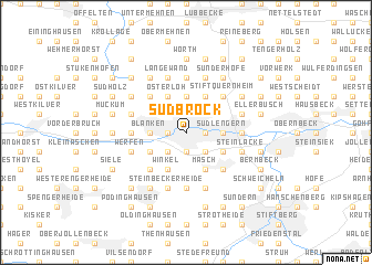 map of Südbrock