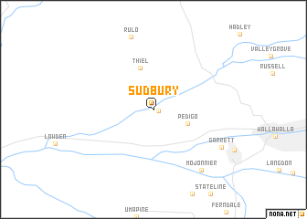 map of Sudbury