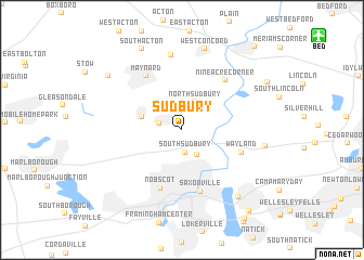 map of Sudbury