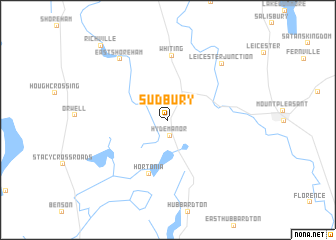 map of Sudbury