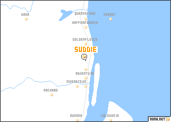 map of Suddie