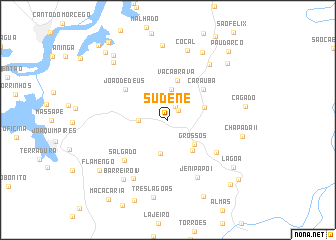 map of Sudene