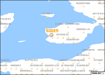 map of Süden